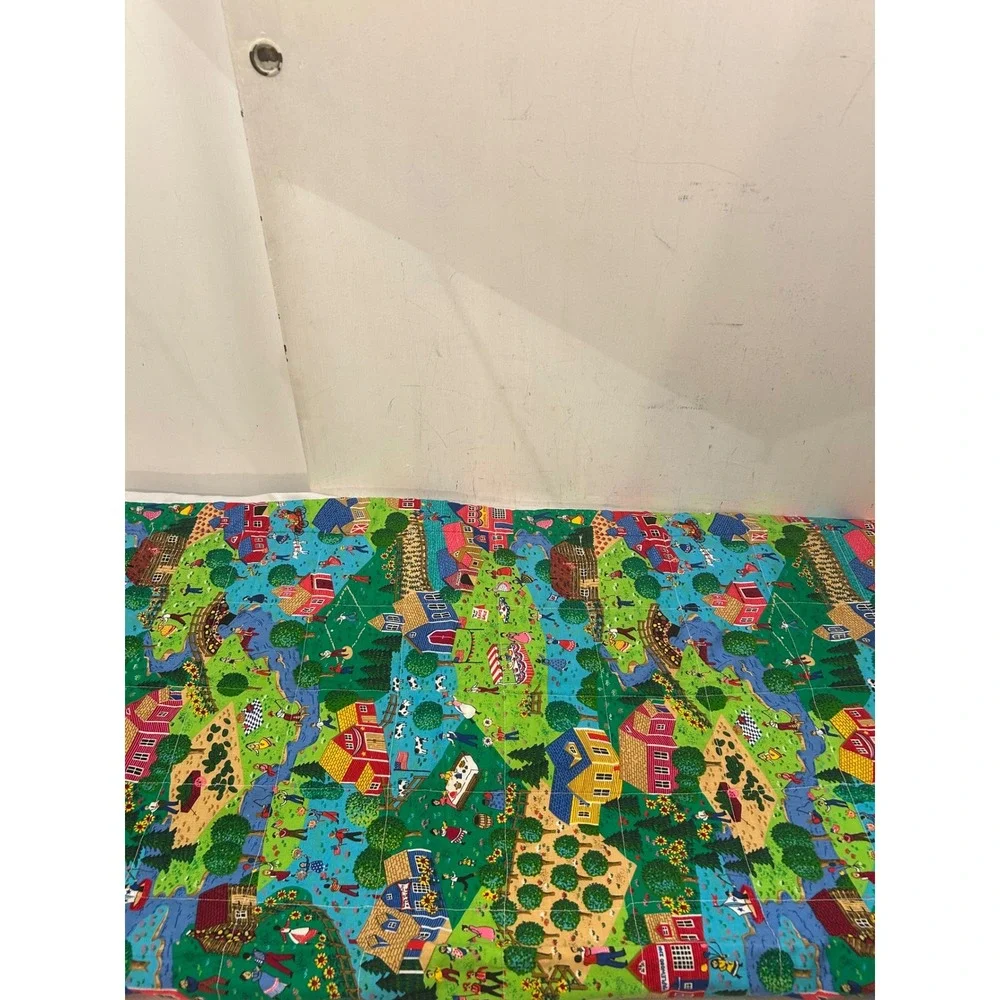 Patchwork Quilt 34x46 Multi Character SpongeBob Garfield Kids